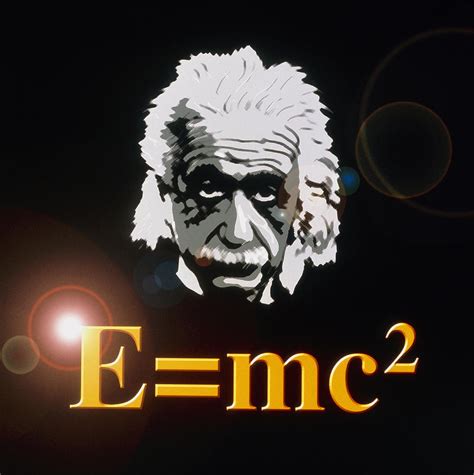 Computer Artwork Of Albert Einstein And Emc2 Photograph By Laguna Design
