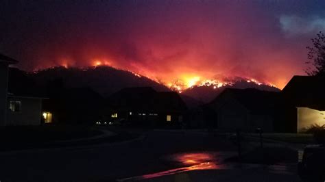 One Of The Forest Fires In Western Montana Taken From A Friends Front