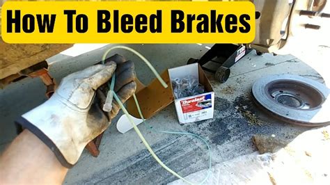 How To Bleed The Air Out Of Your Brake Lines On A Car Or Truck Youtube