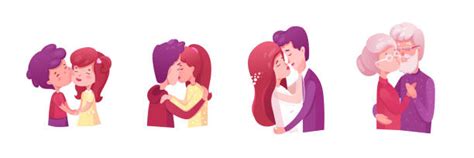 Granny Kissing Illustrations Royalty Free Vector Graphics And Clip Art
