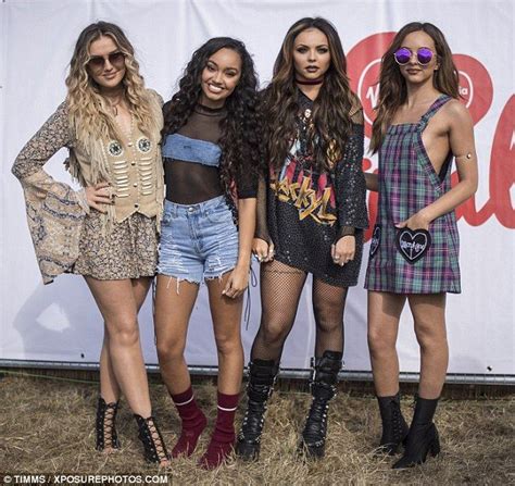 perrie edwards shows off her sporty style at v festival little mix outfits little mix girls