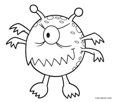 Coloring Pages of Monsters That are Ridiculous | Kaylee Blog