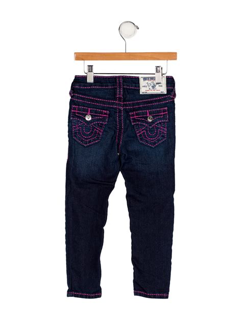 True Religion Girls Five Pocket Jeans Blue 65 Rise Sizes 2 6