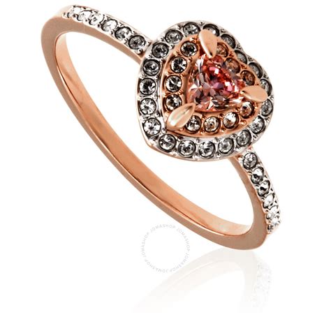 Swarovski Rose Gold Plated One Ring Size 58 8l Us 5470692