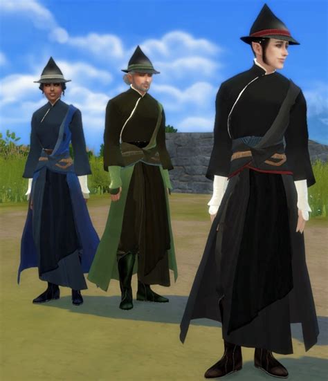 Manly Robes For Spellcasters And Fantasy Sims By Velouriah At Mod The