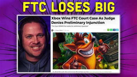 Ftc Court Case Xbox Wins As Judge Denies Preliminary Injunction Youtube