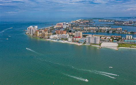 Clearwater Beach Florida Aerial Drone Stock Photo Download Image Now