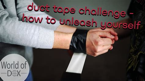 Tik Tok Challenge Escape From Zip Tie And Duct Tape World Of Dox