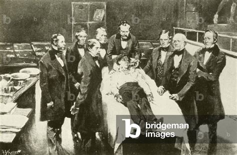 Image Of The First Public Demonstration Of Surgical Anesthesia At The