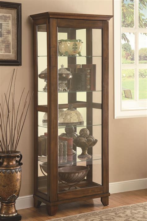Shop exclusive offers · designer brands on sale Coaster Curio Cabinets 5 Shelf Curio Cabinet with Warm ...