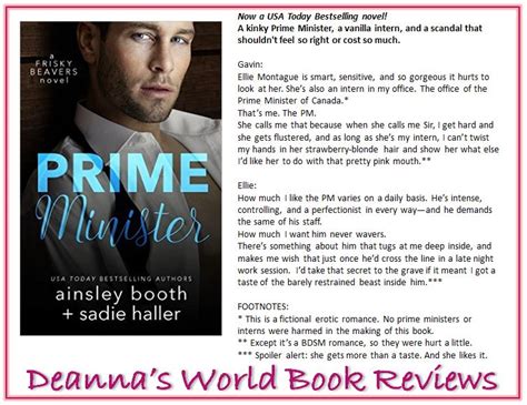 deanna s world manview prime minister by ainsley booth and sadie haller