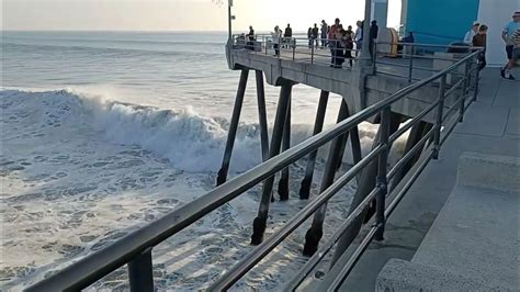 Huge Waves Huntington Beach Pier 12282023 Youtube
