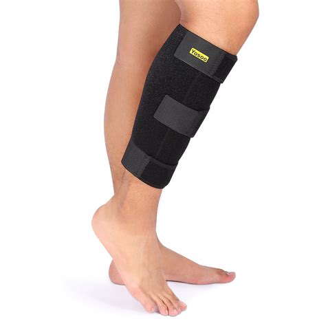 Yosoo Calf Shin Support Braceadjustable Calf Brace Compression Leg