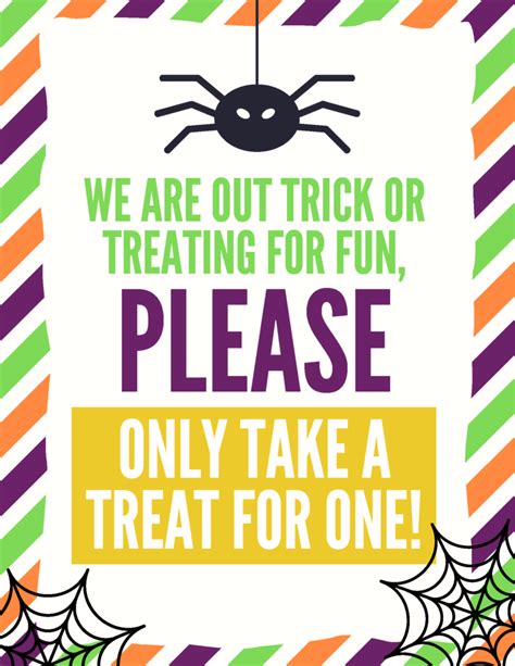 Please Take One Sign Free Printable Printable Templates