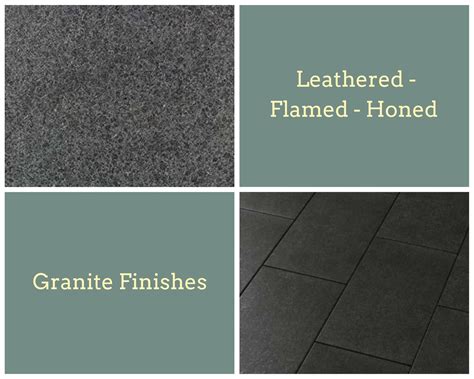 Different Granite Finishes And Their Applications