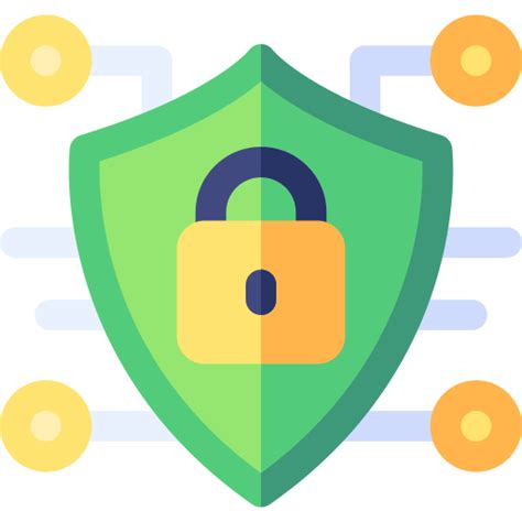 Cyber Security Basic Rounded Flat Icon