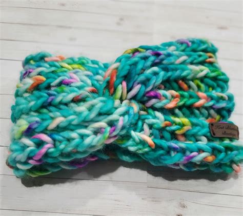 Merino Wool Headband Knit Twisted Headband Ear Warmer Cozy Etsy