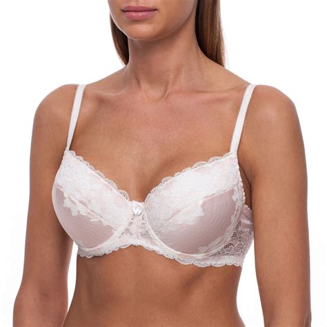 Bra By Fv Sexy Demi Half Cup Underwire Lace Padded Low Cut Plunge Ebay