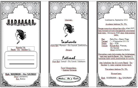 Download Undangan Gratis Desain Undangan Pernikahan And Khitan