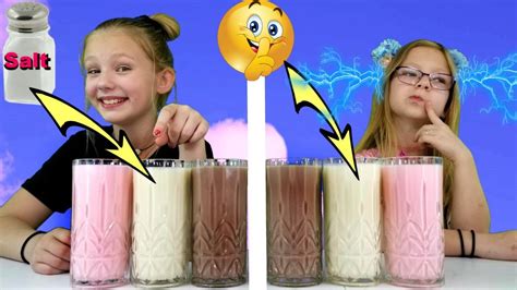 Mommy Cheated Twin Telepathy Milkshake Challenge Youtube