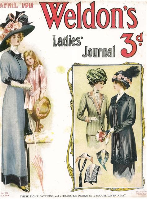 What We Wore Then Weldons Ladies Journal April 1911
