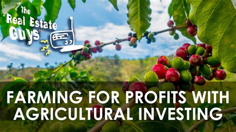Farming For Profits With Agricultural Investing Youtube