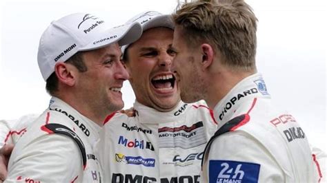 Le Mans Nico Hulkenberg Wins Le Mans From Mark Webber Bbc Sport