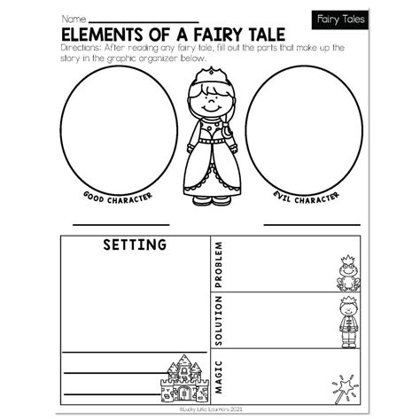 Winter Early Finishers 2nd Grade Ela Fairy Tales Elements Of A