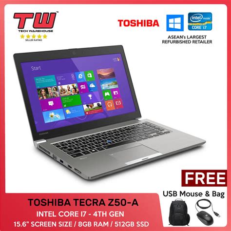 Toshiba Tecra Z50 A Intel Core I7 4th Gen Laptop 156 8gb Ram