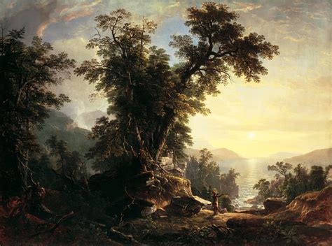 The Indians Vespers By Asher Brown Durand 1847 Landscape Artist
