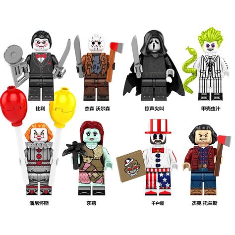 Compatible Lego Horror Series Clown Horror Jack Jason Scream Halloween