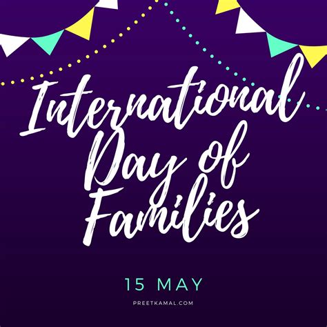 Best International Day Of Families Wishes Images Preet Kamal