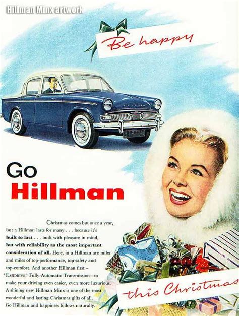 vintage car ad for christmas vintage cars car ads classic cars british