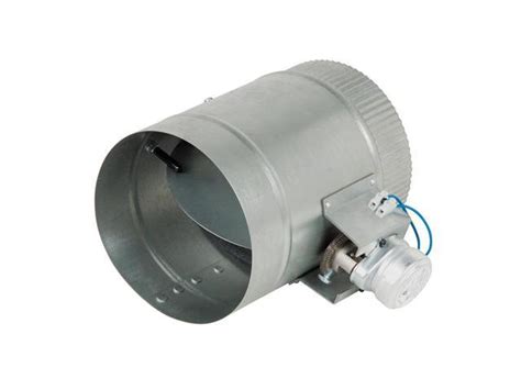 6 Inch Diameter Normally Open Electronic Hvac Air Duct Damper With