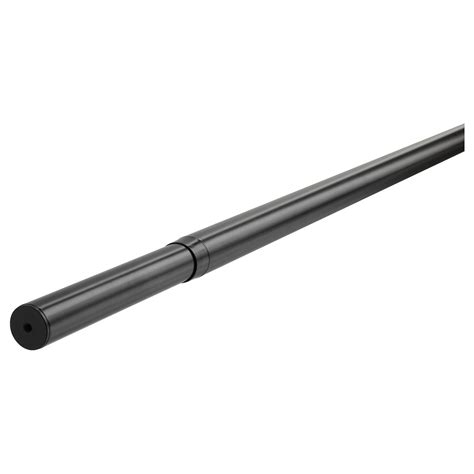 HUGAD curtain rod, black, 210-385 cm (83-152") - IKEA CA | Tringle