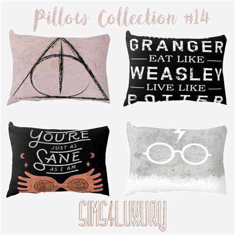 Pillow Collection 14 Sims4luxury Sims 4 Sims Sims 4 Toddler
