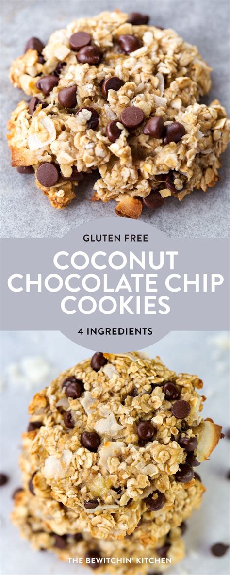Here are the 10 best gluten free chips every gluten free dieter should have in their pantry. 4 Ingredient Gluten Free Coconut Chocolate Chip Cookies ...