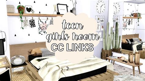 Sims 4 Teen Bedroom Cc