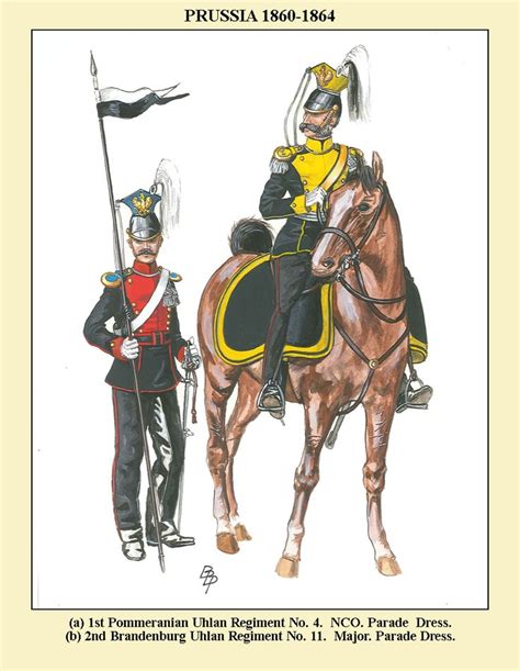 Prussian Uhlans Lancers 1860 67 History Military Uniform History War