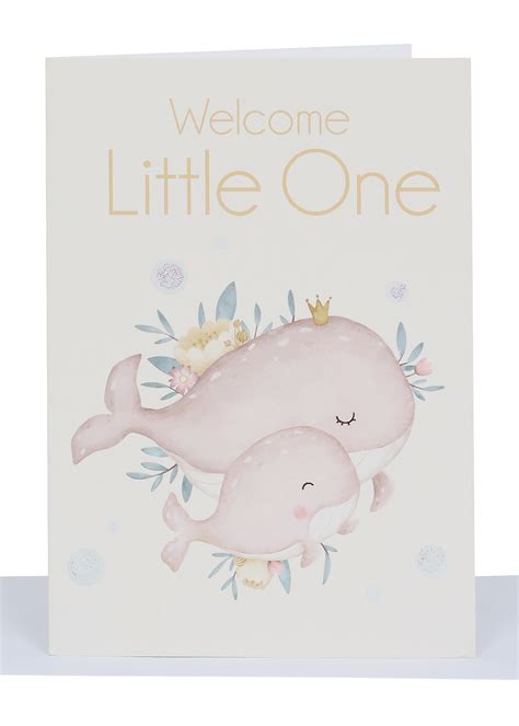 Welcome Little One Baby Greeting Card Australian Made