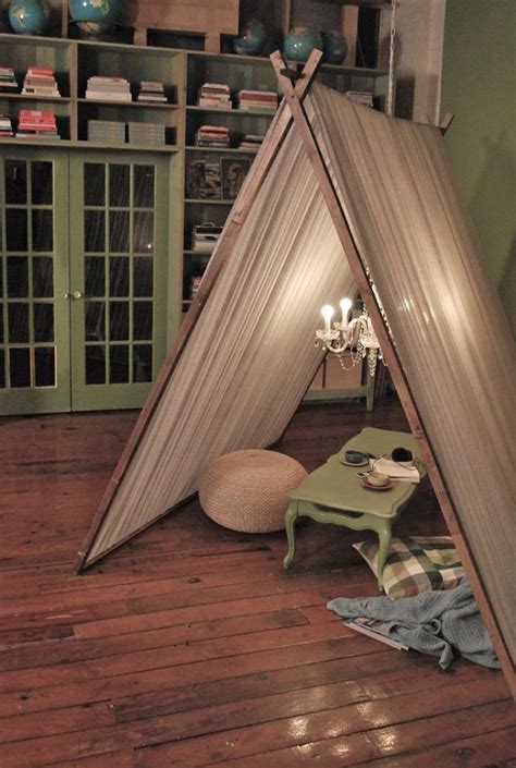 An Adult Fort Indoor Tents Indoor Camping Camping Indoors Indoor