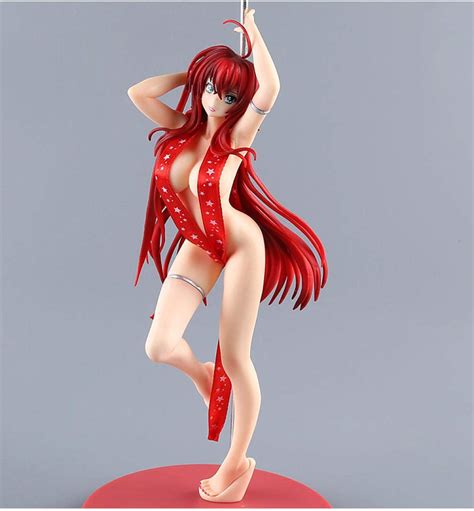 Buy Action Figure Anime New Anime High School Dxd Rias Gremory Pole Dance Soft Chest Pvc Action