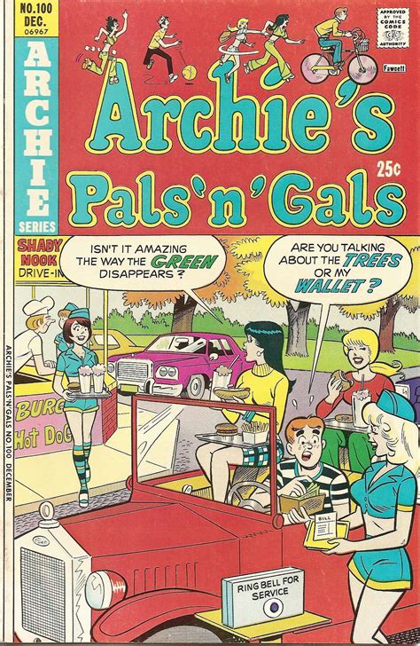Archies Pals N Gals 100 Poor Archie Low Grade Comic December