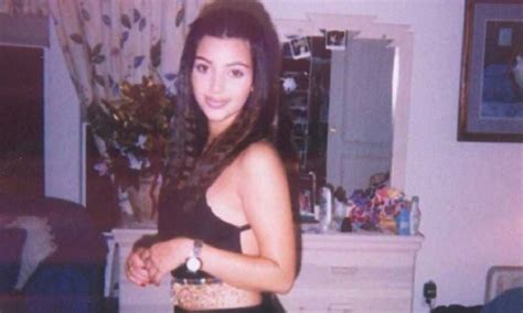 old kim kardashian pics that show she is a natural beauty