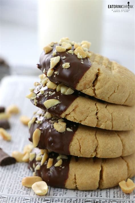 3 Ingredient Almond Flour Peanut Butter Cookies Eat Drink Shrink