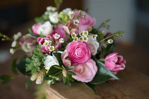 Bridal Bouquet Recipe ~ A Just Picked Posy Of Pinks Bridal Bouquet