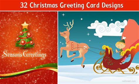 32 Creative Christmas Greeting Cards For Your Inspiration