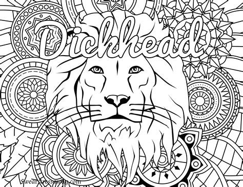 Curse Word Coloring Pages At Getcolorings Com Free Printable Vrogue
