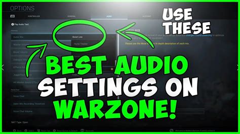 Les Meilleurs Paramètres Audio Sur Warzone Paramètres Audio De Call Of