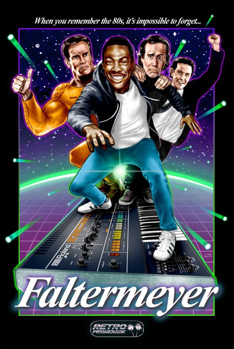 New Retro Promenade Album Faltermeyer With Awesome 80s Movie Collage